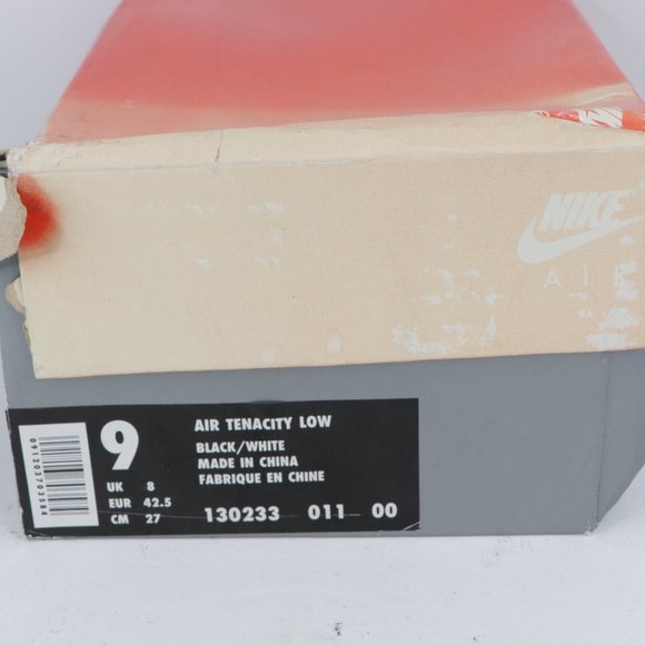 New Vintage 90s Nike Air Tenacity Low Shoes Black main image 4